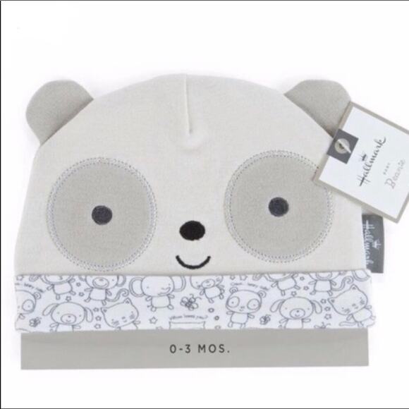 NEW Set of 4 Hallmark Baby Beanie Animal Newborn Hat 0-3 Month - Picture 4 of 8